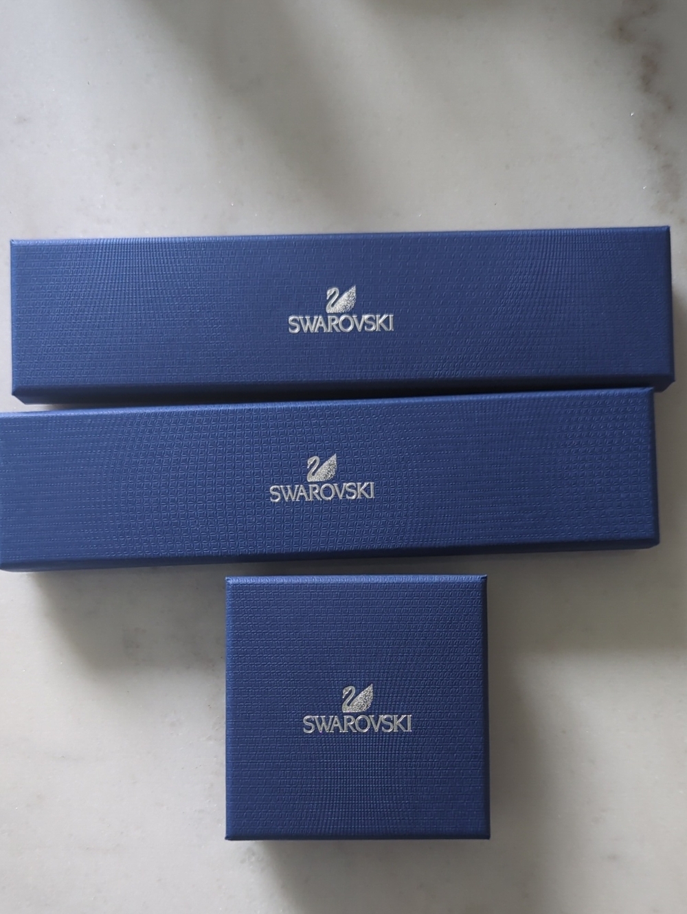 Swarovski Blue Jewelry Boxes - Elegant Gift Packaging